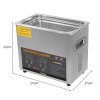 Digital Ultrasonic Cleaner 3L Professional Commercial Stainless Steel Ultra Sonic Bath Cleaning Tank Machine 1-30 Minute Timer 0-80C Heater 120W 240V 40kHZ Jewellery Metal Parts FREE Wire Mesh Basket