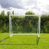 Football Goal Net 8 x 6ft All Weather PVC Goalpost 30ply Knotted Netting 24