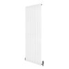 Oval Single Column Radiator & Valves - 1600mm x 600mm - White
