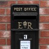 Royal Mail Post Box ER Cast Iron Wall Mounted Wedding Authentic Pillar Replica Lockable Post Office Letter Box Black