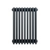 Traditional 4 Column Radiator - 600 x 425mm - Anthracite Grey