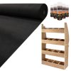 Camper Van Lining Carpet 11m2 Black 4 Way Super Stretch & Citroen Berlingo Van Racking Plywood Tool Storage Utility Ply Toolbox Transporter Shelves Rack Unit Motorhome 5 x Adhesive Glue Cans Kit