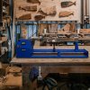 1m Wood Lathe Woodturning Variable Speed Work Faceplate Carpentry Woodwork Centre Tailstock with Chisels Accessories Set
