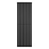 Oval Single Column Radiator - 1800 x 600mm - Black