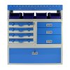 Monster Racking Storm Secure Van Racking Garage Storage Unit Blue 101.6cm x 117.8cm x 36cm