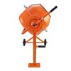 70L Cement Mixer 250W & Hand Held Electric Concrete Vibrator 1100W Vibrating Poker Hand Held 35mm Shaking Needle 2m Flexible Shaft Drum Mortar Plaster Portable Stand Wheels Powerful Mixing
