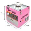 Cotton Candy Floss Machine Electric Retro Carnival Funfair Style Maker Kids Party Movie Night Sweet Gift Candyfloss Stainless Steel Hinged Bowl Thermostat