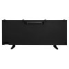 Electric Wall Mounted Inset LED Black Fireplace Free Standing 50
