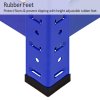 T-Rax  Garage Shelving Unit Extra Wide - 5 Tier Heavy Duty Rack for Storage Steel Utility Shelves | Metal & MDF Boltless Racking Assembly System | 1800KG Capacity | 360KG Per Shelf, Blue