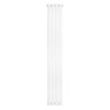 Oval Single Column Radiator - 1600 x 240mm - White