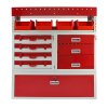 Monster Racking Firecracker Secure Van Racking Garage Storage Unit Red 101.6cm x 117.8cm x 36cm