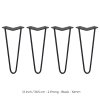 4 x Hairpin Legs / Hair Pin Legs Set SkiSki Legs Furniture Desk Bench Chair Table 12