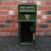 Royal Mail Post Box Irish with Floor Stand ER Cast Iron Wall Mounted Wedding Authentic Pillar Replica Lockable Post Office Letter Box Green