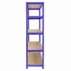 10 x Monster Racking 90cm Blue Garage / Utility / Shed Storage Racks Bays / Warehouse Shelving includes FREE rubber mallet