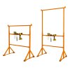 Trestle Stand x 2 & Mortar Board Stands 750mm H x 3