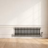 Traditional 3 Column Radiator - 300 x 650mm - Raw Metal