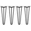 4 x Hairpin Legs / Hair Pin Legs Set SkiSki Legs Furniture Desk Bench Chair Table 16