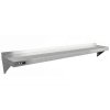 KuKoo Commercial Catering Corrosion Resistant x 2 Stainless Steel Kitchen Wall Shelf & Free Microfiber Cloths 1940mm x 300mm