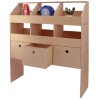 Monster Racking Wooden Van Rack System / 6 Pigeon Hole & 3 Drawers Plywood Shelving / 102cm x 120cm x 30cm, Plywood
