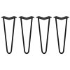 4 x Hairpin Legs / Hair Pin Legs Set SkiSki Legs Furniture Desk Bench Chair Table 14