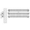 Traditional 4 Column Radiator - 300 x 1505mm - White