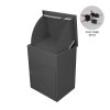 Parcel Post Box Lockable Wall Mounted Secure Large Outdoor Letter Smart Mail Drop Box Weatherproof Galvanised Steel | 5 Keys | 580 x 460 x 360mm