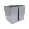 KuKoo Pullout Dust Bin Soft Close Sliding Recycling Double Kitchen 90L Recycle Waste