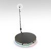 360 Photo Video booth 115cm Platform Rotating Selfie Spinner Party Wedding LED Ring Light Automatic Remote Control Bluetooth Adjustable Arm Slow Motion Battery or Mains Powered Flight Case Money Gun