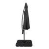 Cantilever Parasol 3m With Square Base - Grey