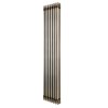 Traditional 3 Column Radiator - 1800 x 380mm - Raw Metal