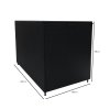 Rattan Cushion Storage Box 996L - Black