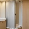 Tambour Shower Door - Silver