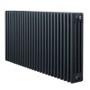 Traditional 4 Column Radiator - 600 x 1190mm - Anthracite Grey