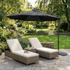 Cantilever Parasol Base - Fan x 2