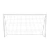 Football Goal Net 12 x 6ft All Weather PVC Goalpost 30ply Knotted Netting 24 Clips Portable Training Practice Indoor Outdoor Quick Slot & Click Assembly 5 Hole Target Sheet Bungee Straps & Carry Bag