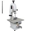 Commercial Bone Saw Bandsaw Butchers Meat Cutting Slicer Frozen Pork Fish Ribs Cut Restaurant Blades Electric Machine