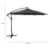 Cantilever Parasol 3m - Grey