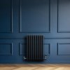 Traditional 4 Column Radiator - 600 x 425mm - Anthracite Grey