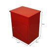 Parcel Post Box Lockable Wall Mounted Secure Large Outdoor Letter Smart Mail Drop Box Weatherproof Galvanised Steel | 5 Keys | 580 x 460 x 360mm