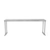 Single Tier Shelving for 5ft Catering Prep Table Commercial Kitchen Bench Overshelf Stainless Steel Heavy-duty 150 x 75 x 30cm (WxHxD)