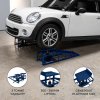 Hydraulic Car Ramps Pair 1.5 Ton Loading Ramp Heavy Duty 3 Ton 3000kg Garage Workshop Van Vehicle Bottle Jack Lift 34 x 26cm Platform Height adjustable 305-390mm Max Tyre Width 245mm Steel Safety Bolt
