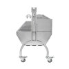 KuKoo 90kg Hog Roast Machine / Spit Roasting Meat Rotisserie / Stainless Steel & Windshield