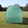 Polytunnel Greenhouse Walk In Galvanised Windows Doors Growhouse PE Cover Gardening Metal Frame Outdoor Garden Tent Vegetable Flower Plant 25mm Diameter | 3 x 2m