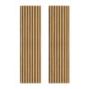 Acoustic Slat Wall Panels x 2 - Oak