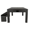 7-In-1 Games Table & Storage Bench - Grey