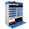 Monster Racking Tempest Metal Van Racks Shelving Tool Storage Units Blue, Steel Racking Bays & Drawers