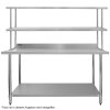 Commercial Kitchen Overshelf Shelf 1800mm Stainless Steel Double Catering For 6FT Prep Table Industrial 2 Tier