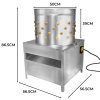 Poultry Plucker Machine 50cm Drum Automatic Chicken Turkey Duck Birds Rotating Water Pipe Drain Chute Defeather Plucking Stainless Steel 99 Rubber Fingers 2HP 220V 6 Bird Capacity Farming Abattoir