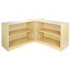 MonsterShop Zodiac Shop Counter Cabinets & Retail Display Showcase Set, Maple, Melamine MDF