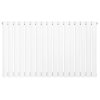 Oval Single Column Radiator - 600 x 1020mm - White
